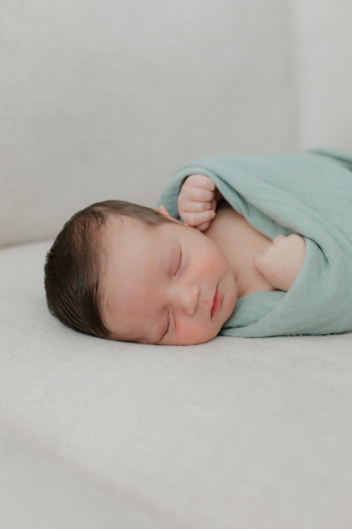 Indianapolis newborn photography baby sleeping portrait