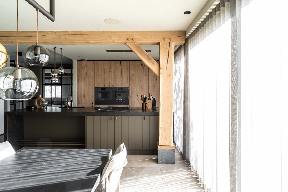 Ontwerp keukeninterieur woonboerderij Friesland door Marlinde Interieurontwerp