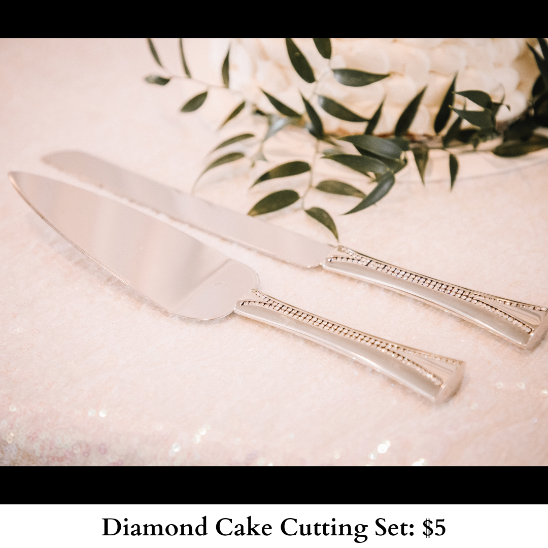 Diamond Cake Cutting Set-614