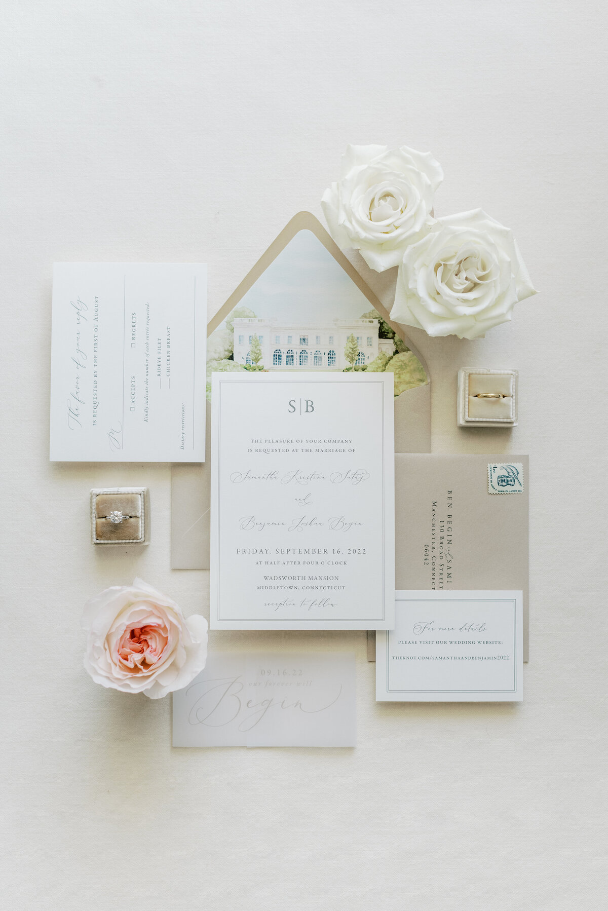 wedding-invitation-wadsowrth-mansion-watercolor-painting