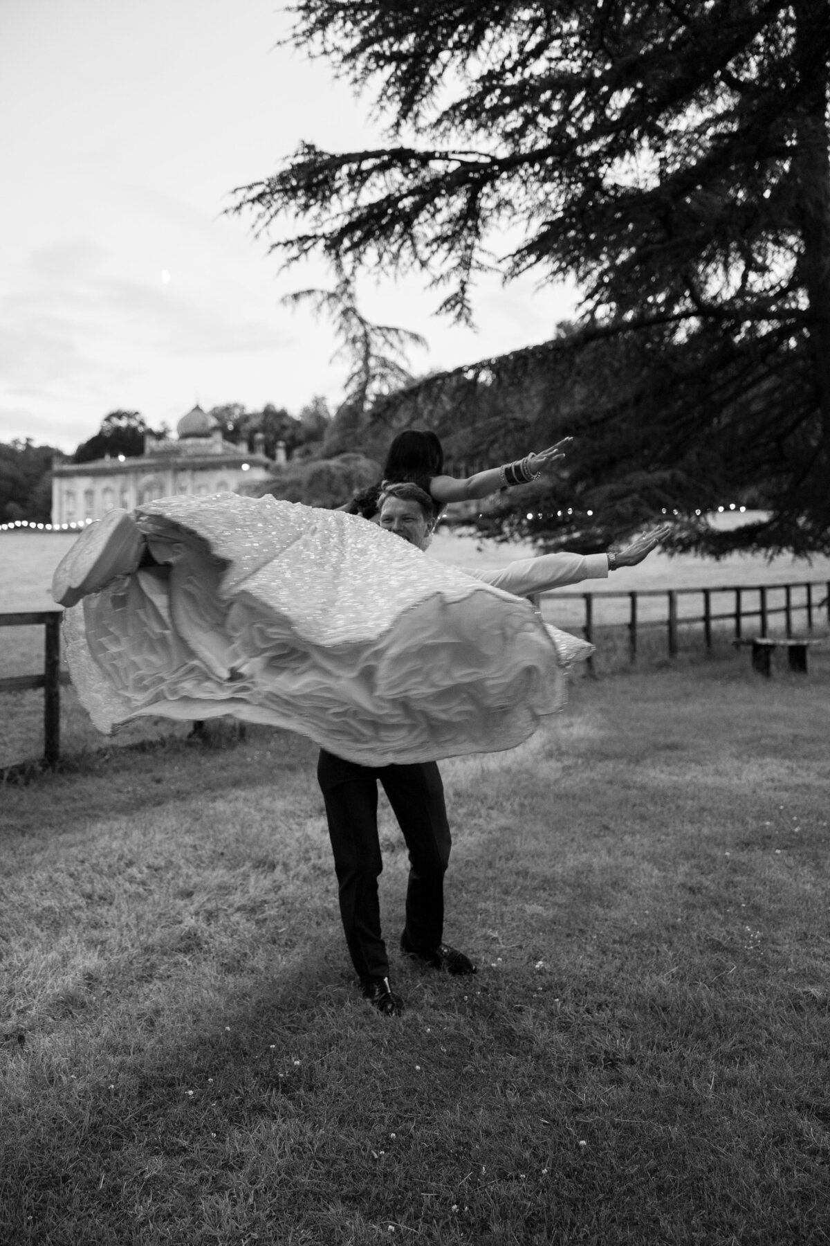 Couple portraits at Sezincote wedding