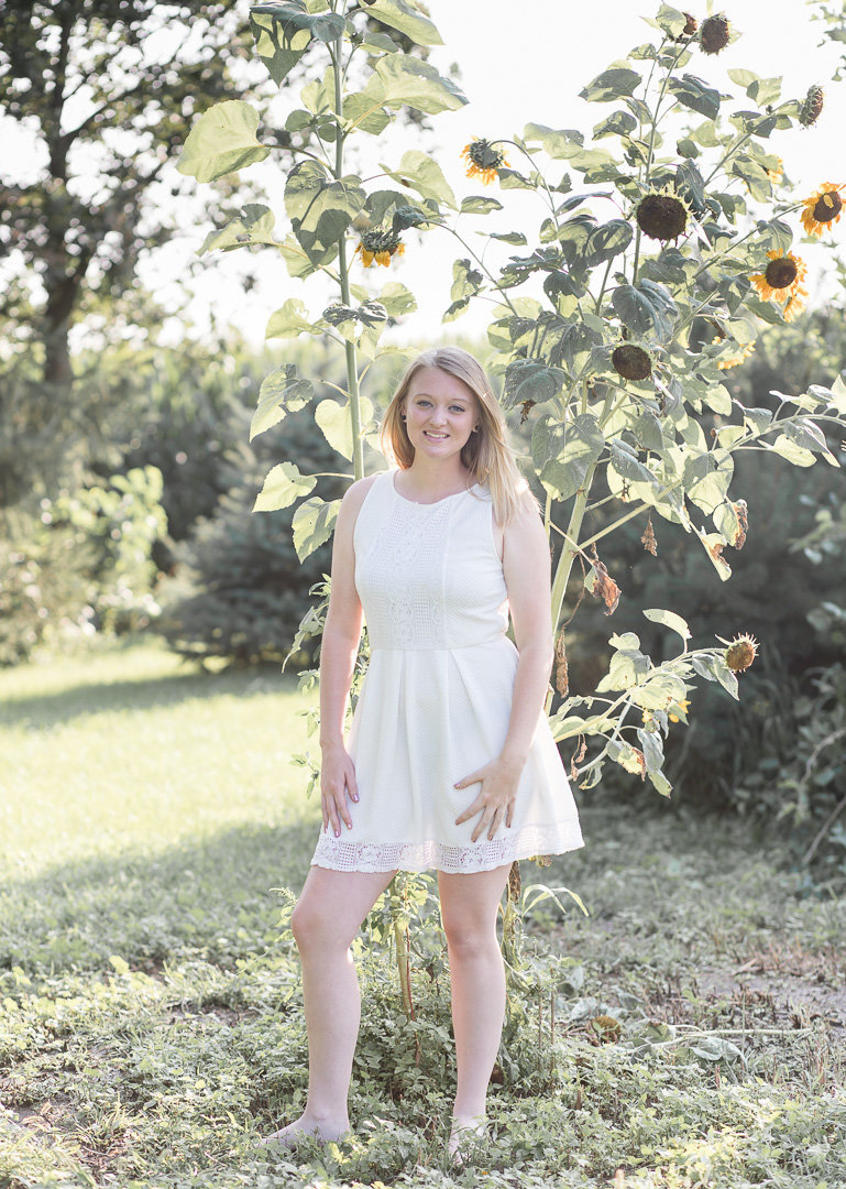 Senior Session in the sunflowers