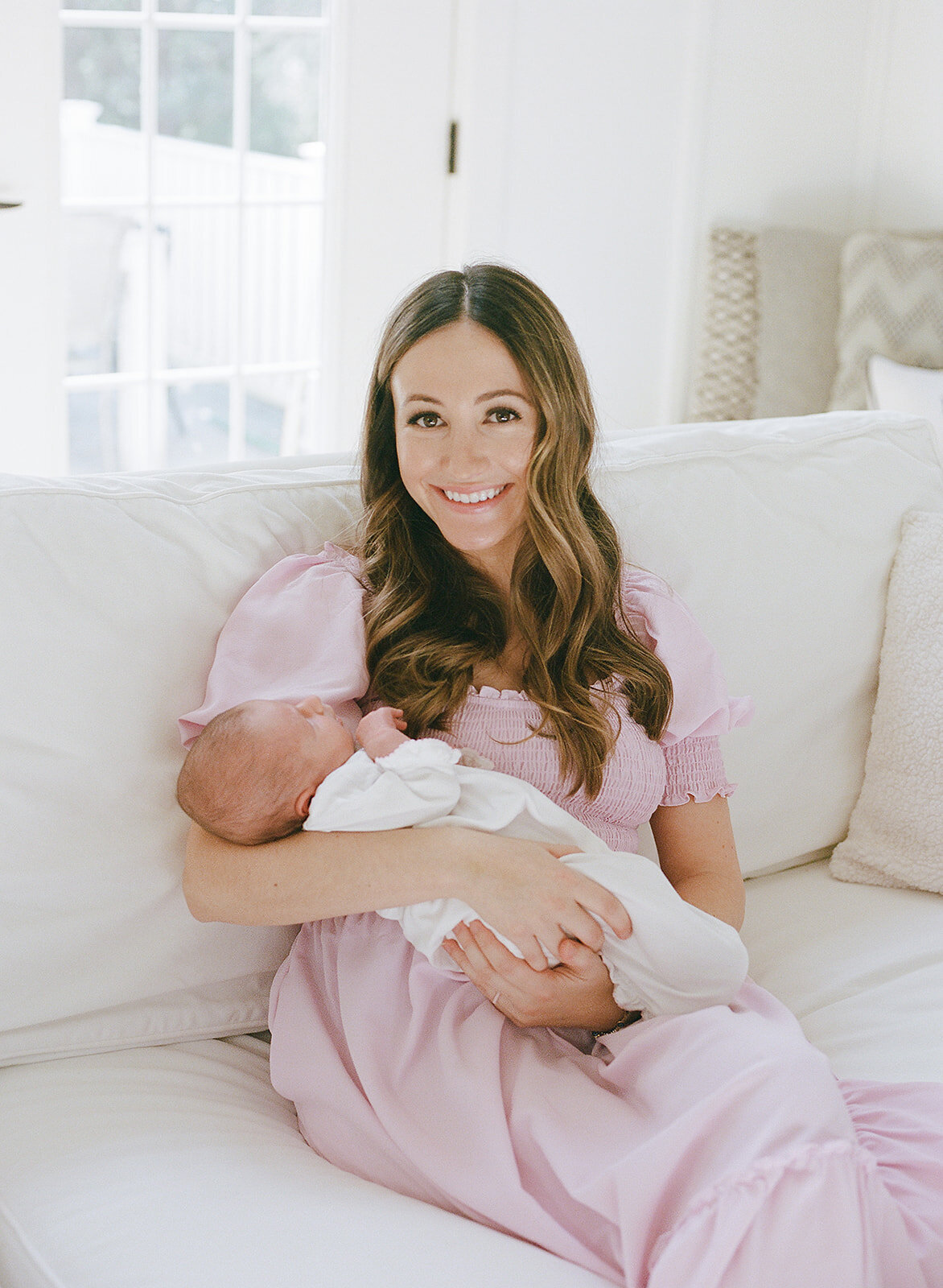 In home newborn session, South Shore Massachusetts