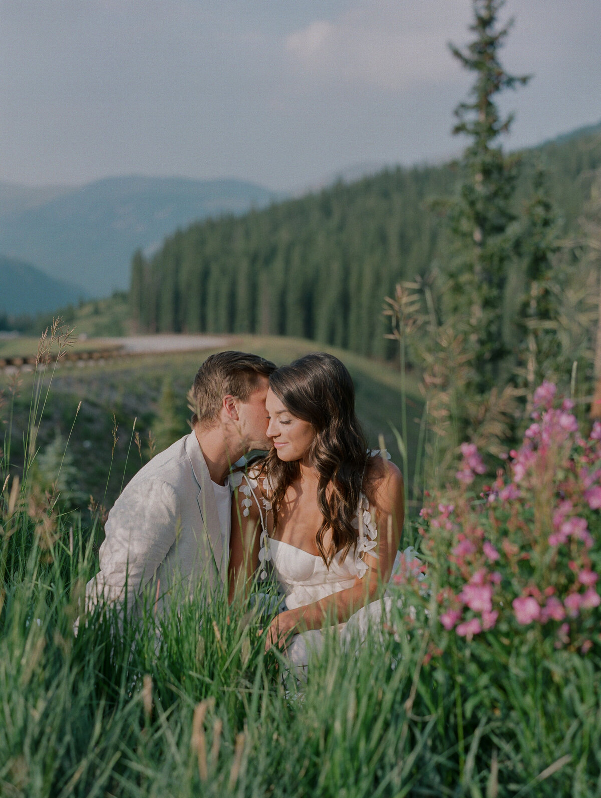06 Wildflower Mountain Engagement Photography