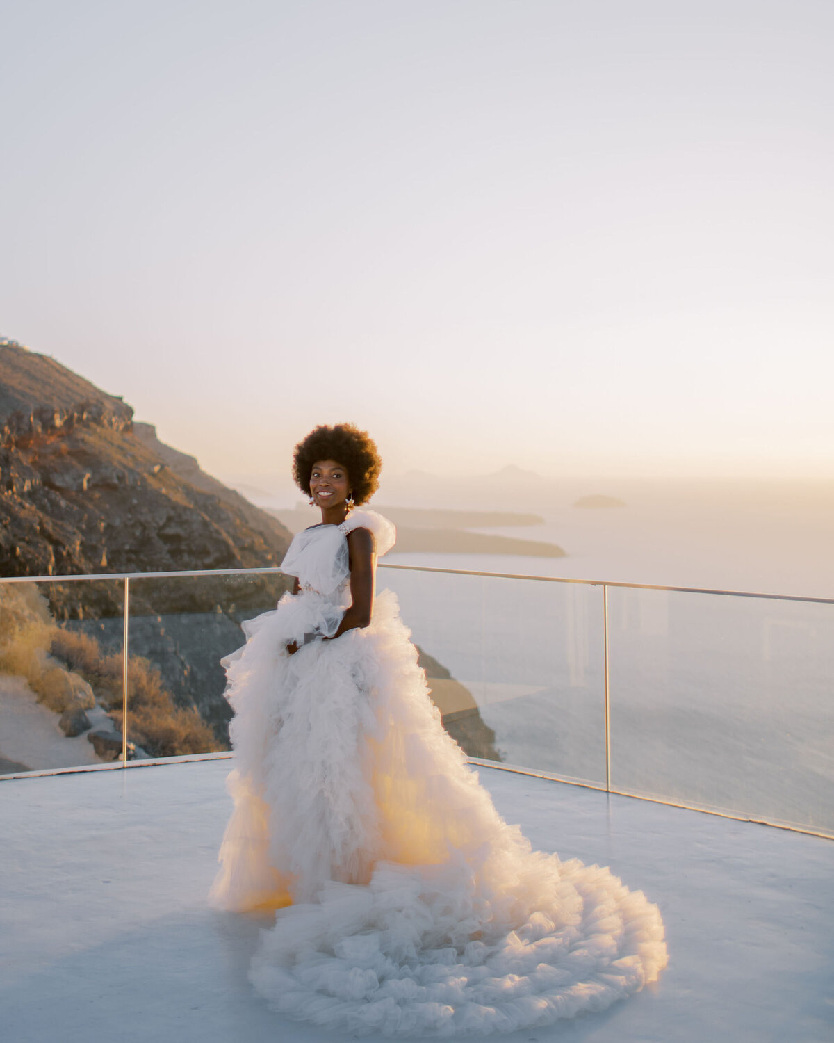 Greece Bridal Session Rocabella Santorini Millia London Gown Vicki Grafton Photography716