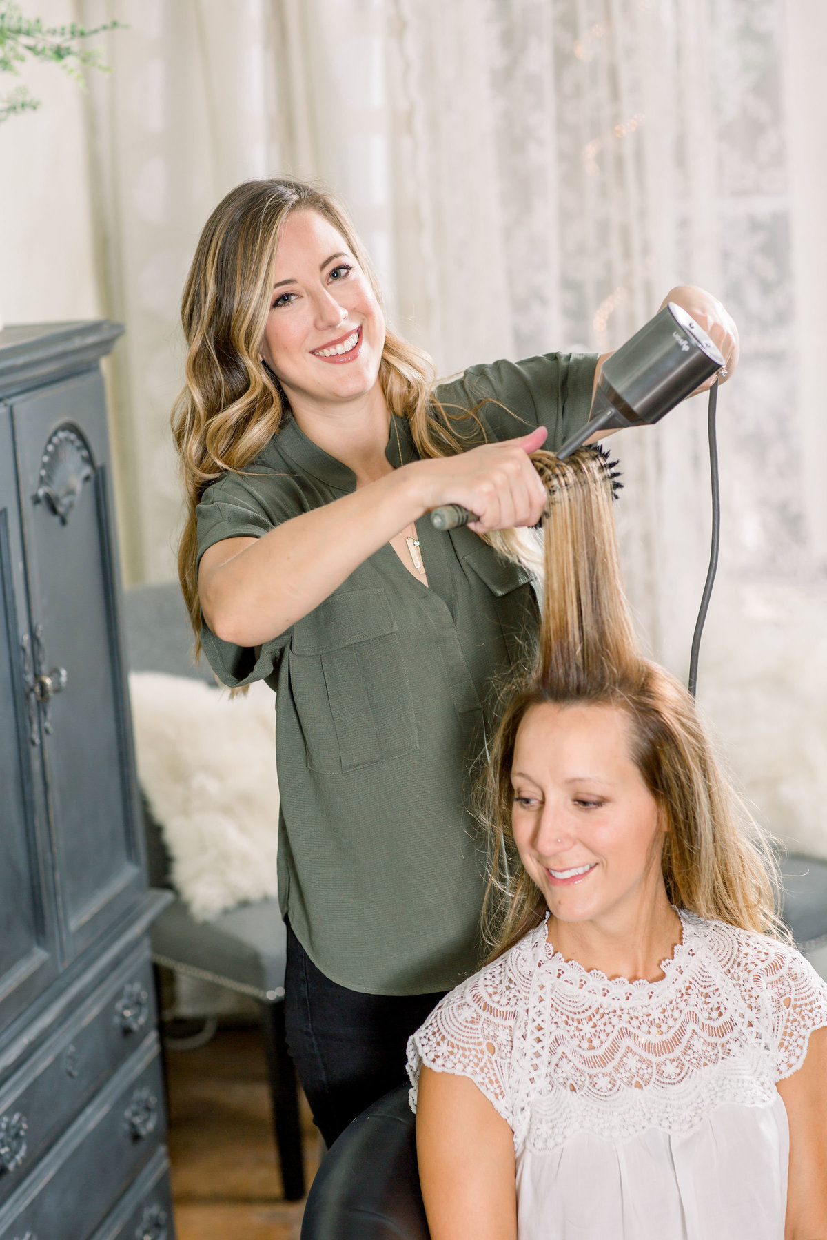 Brand photography for hair stylist
