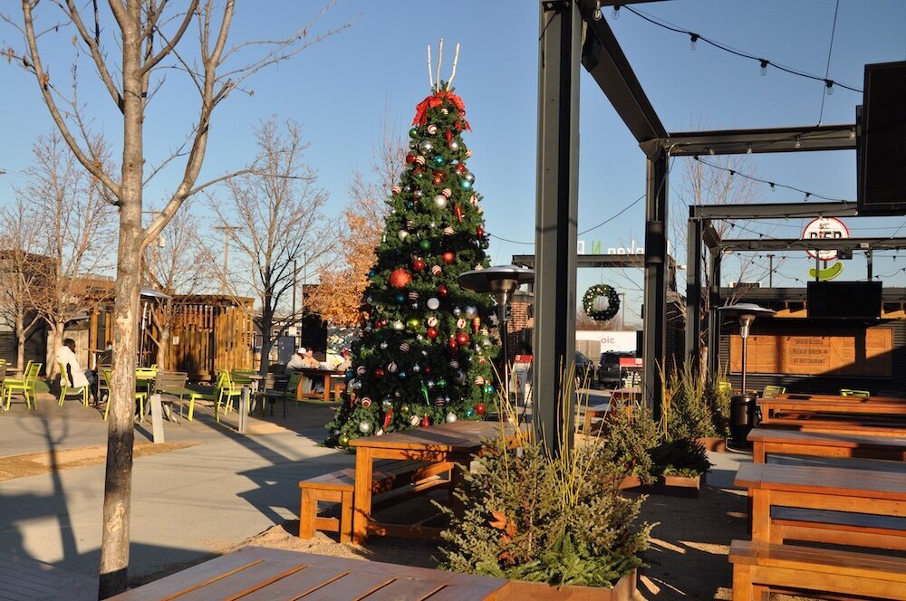 Commercial landscape company project in Kansas City: seasonal flowers showcase