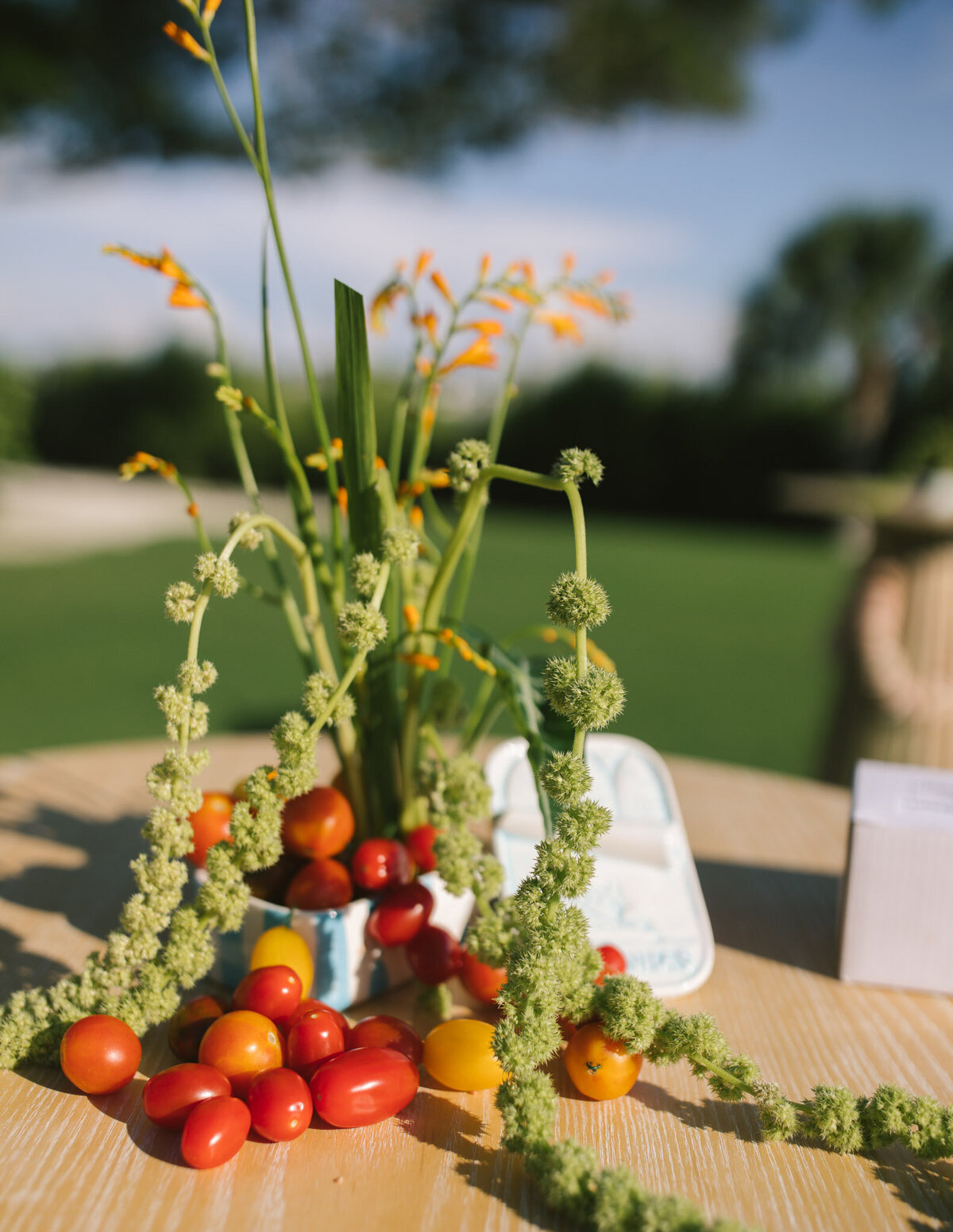 Tomato Wedding Florals