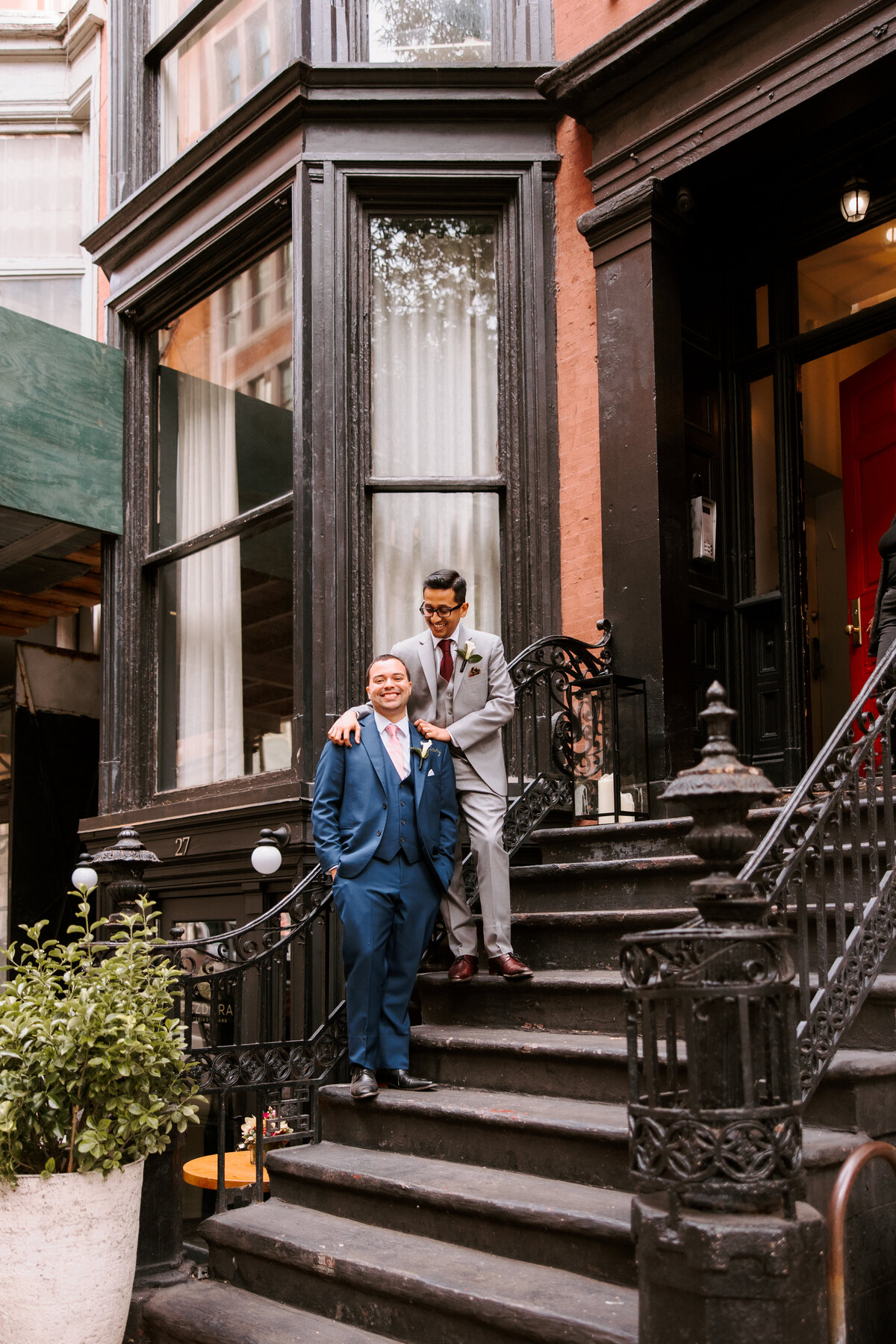 Mehul & Stefan - Rezdora NYC Untermyer Gardens - Intimate Wedding Previews 088