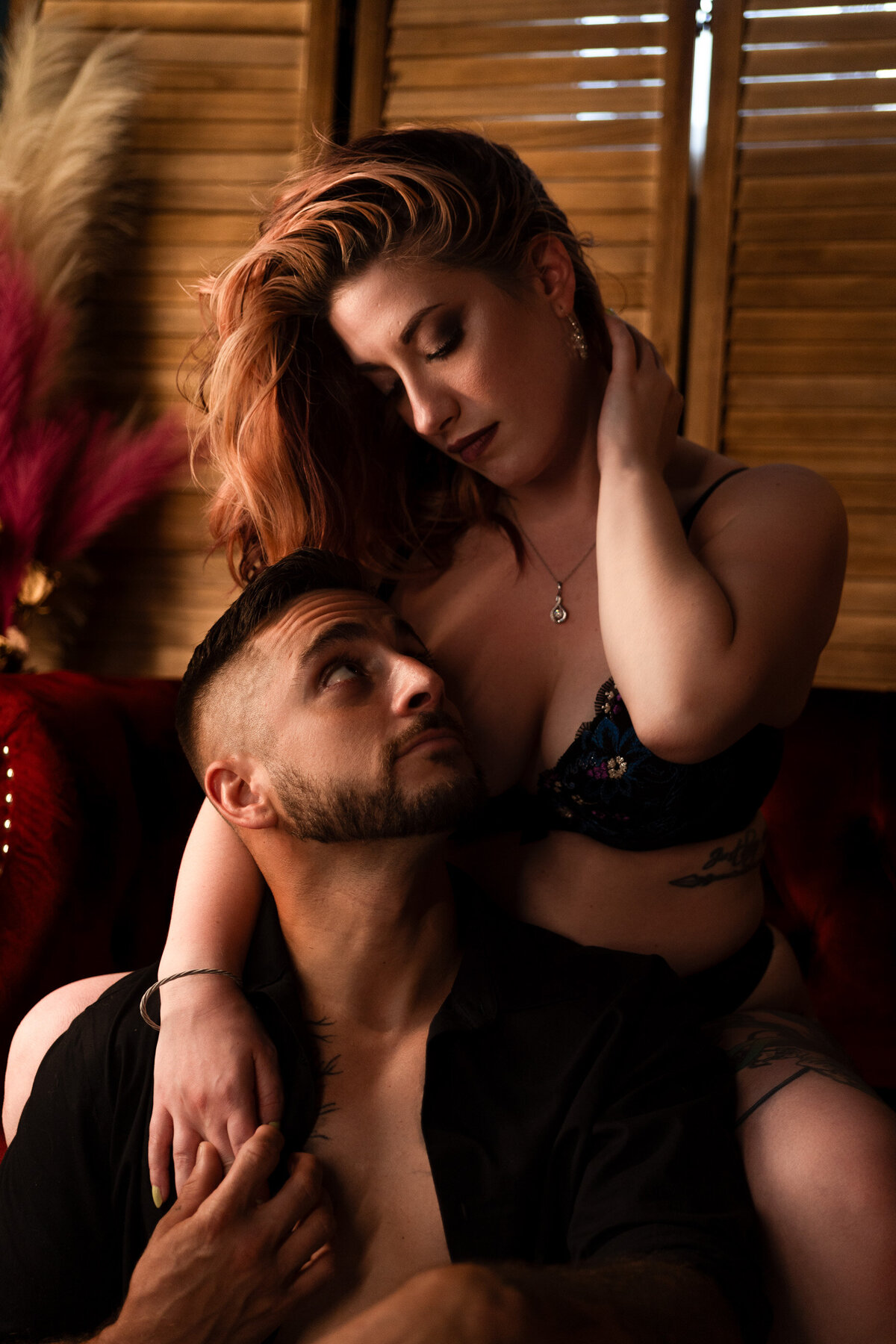 couples boudoir photoshoot