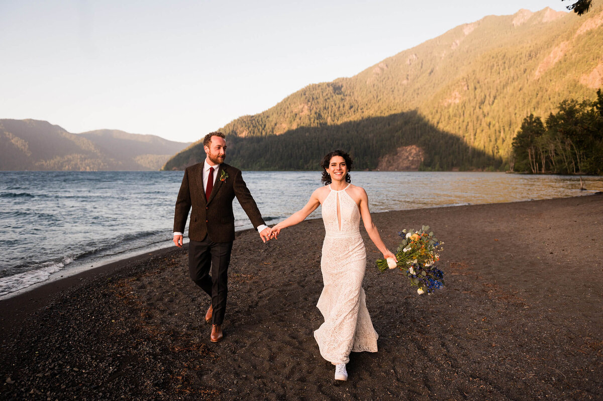 Couple at Nature Bridge Wedding