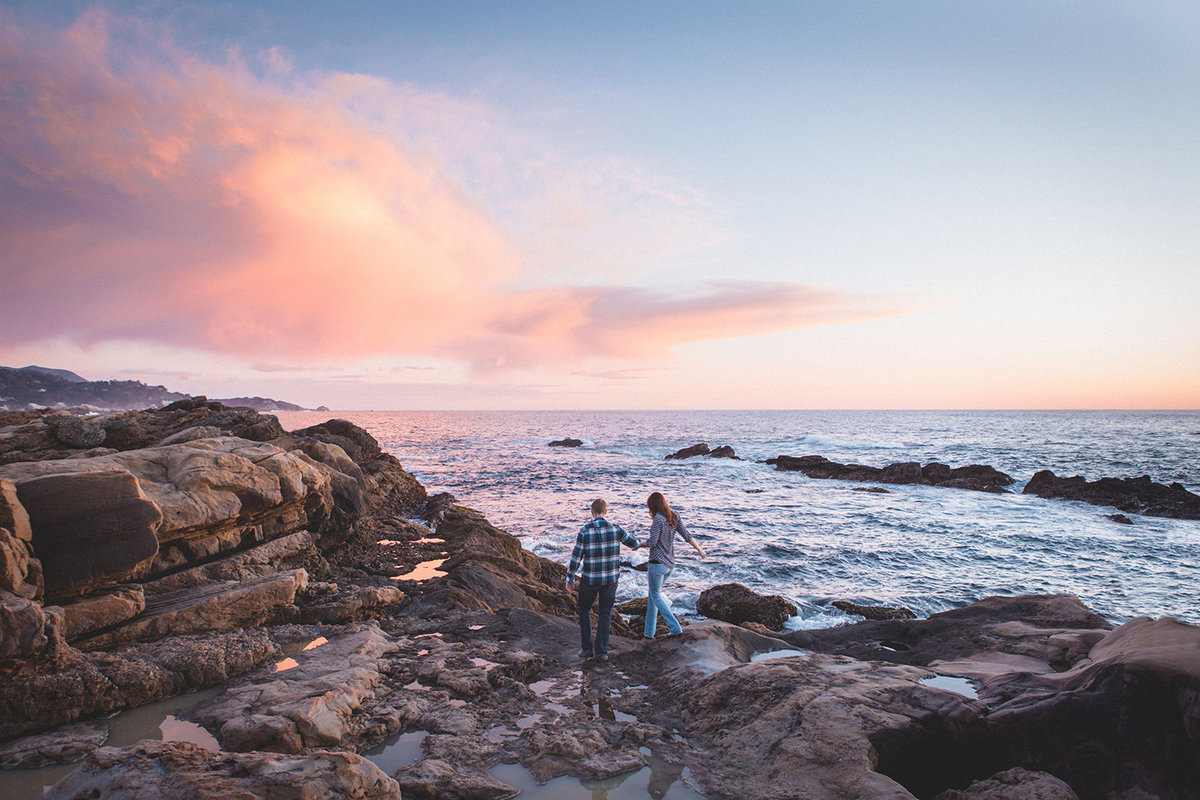 Pacific Grove sunset anniversary photos