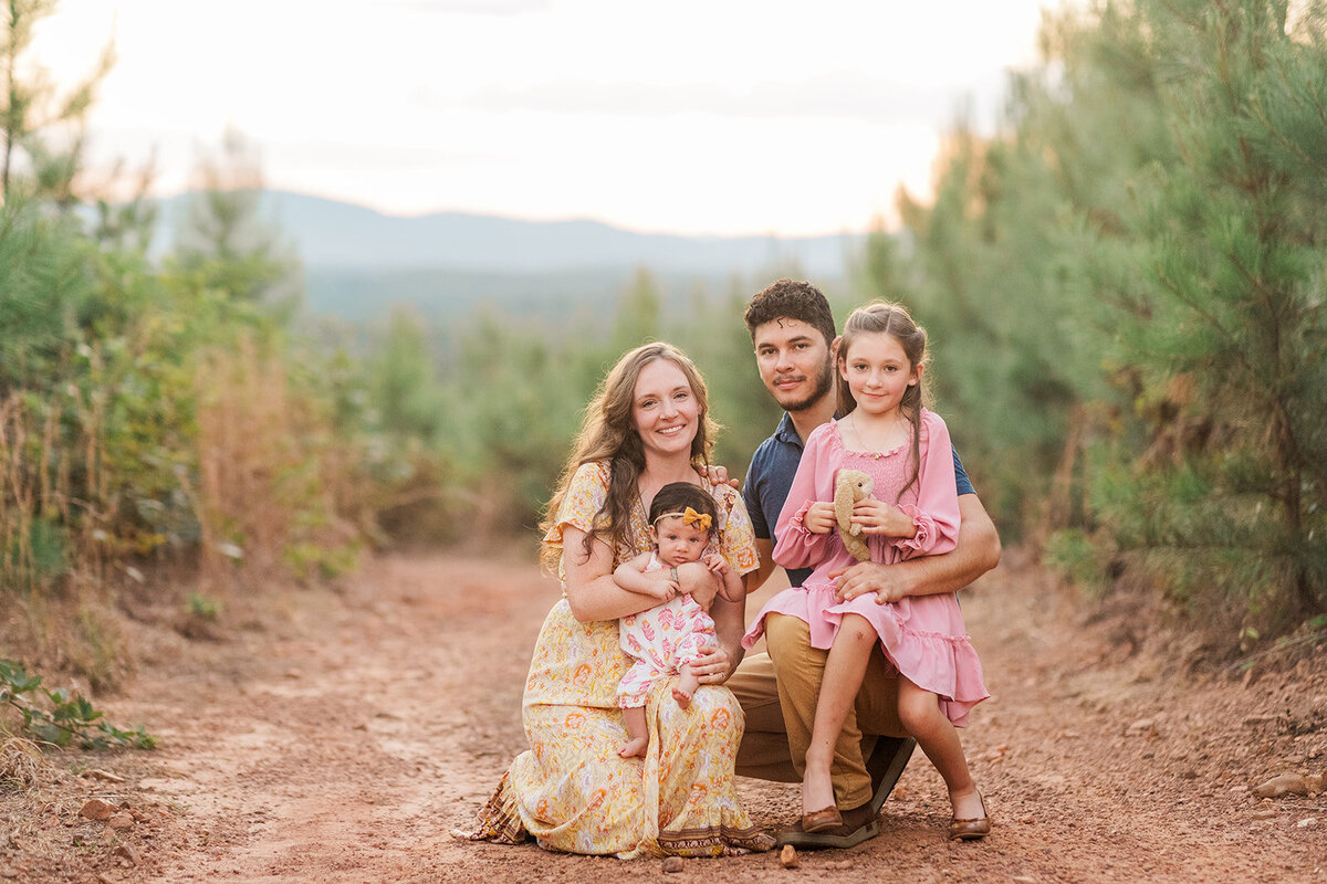 Lifestyle portraits of family on their new property