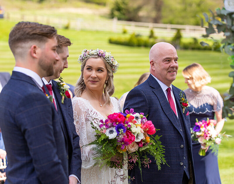 Bride with bouquet 503