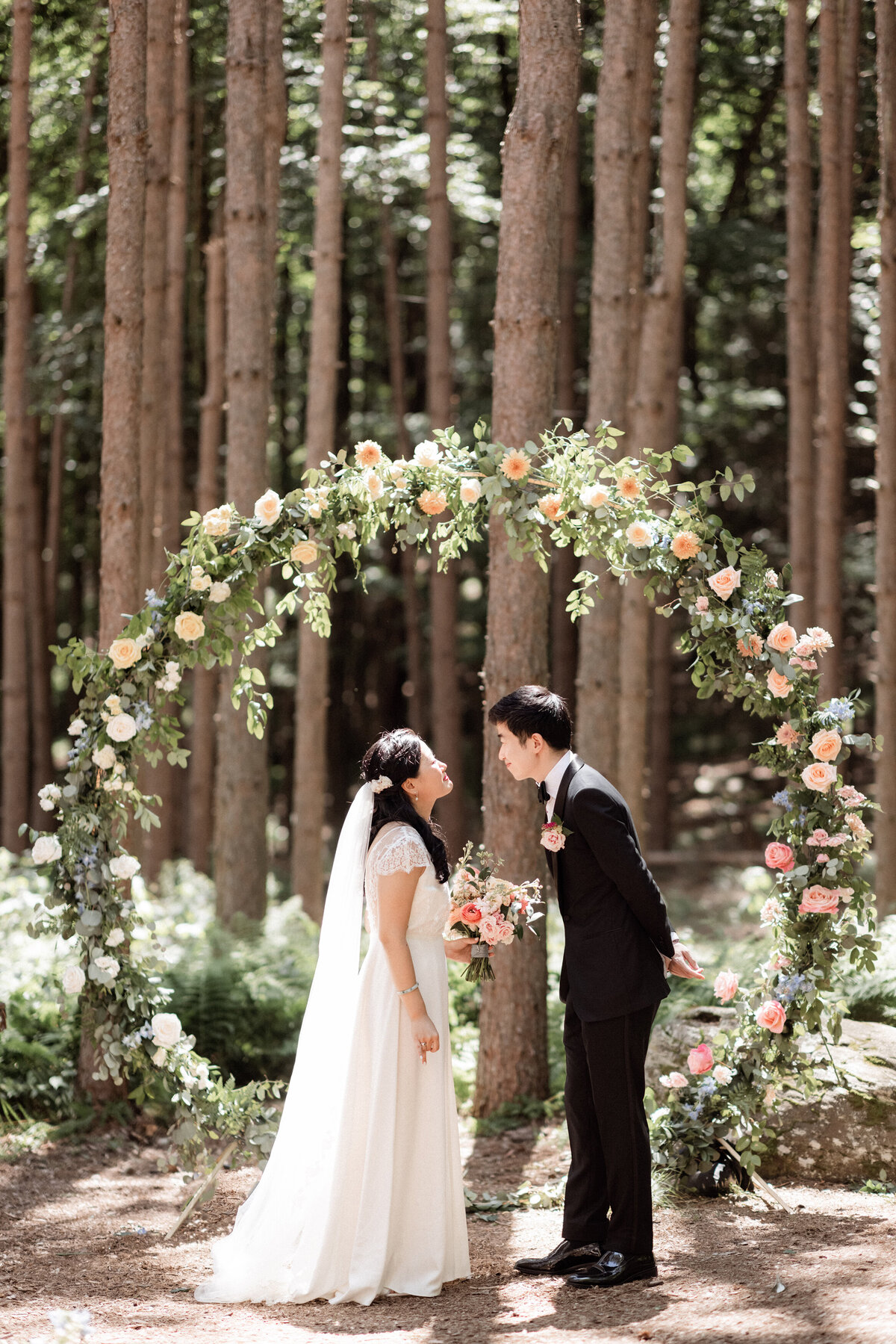 Sweet and Spunky Woodland Pastel Wedding in the Catskills with Magic Flute Photo 116 2
