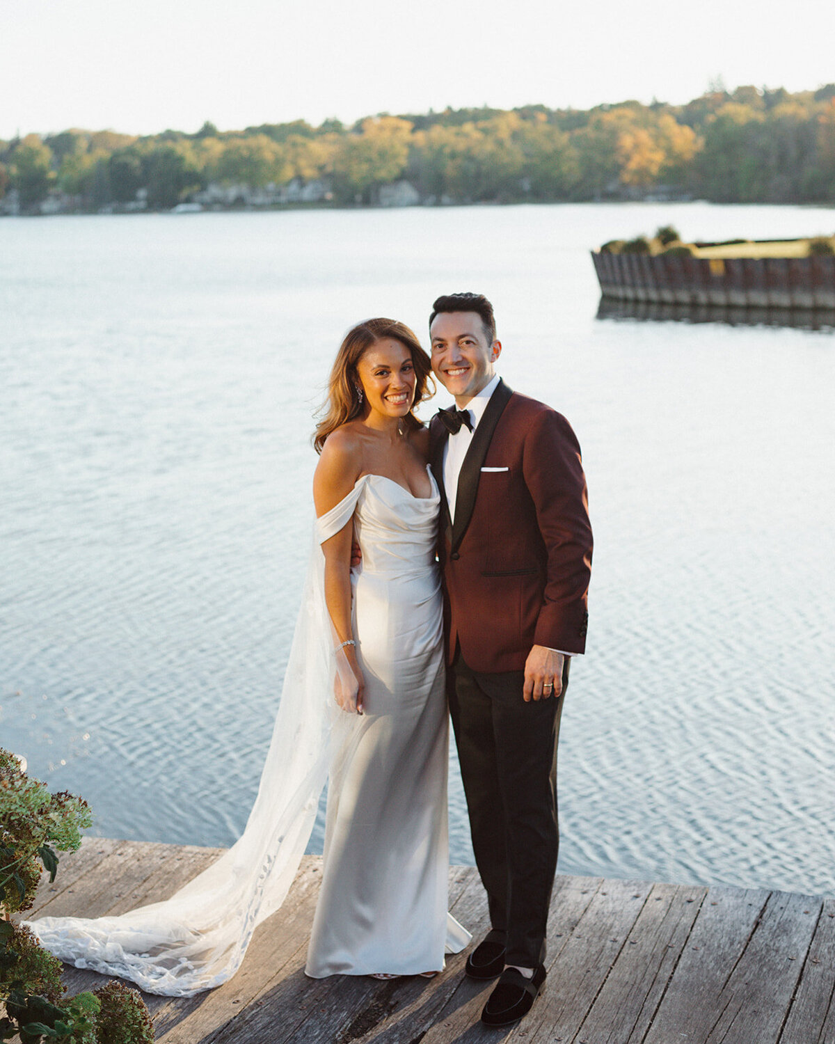 Bridal portrait at The Lake House on Canandaigua