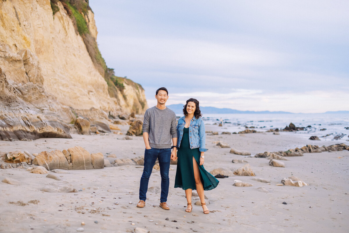 Santa Barbara Sunset Engagement Session at One Thousand Steps Beach 02