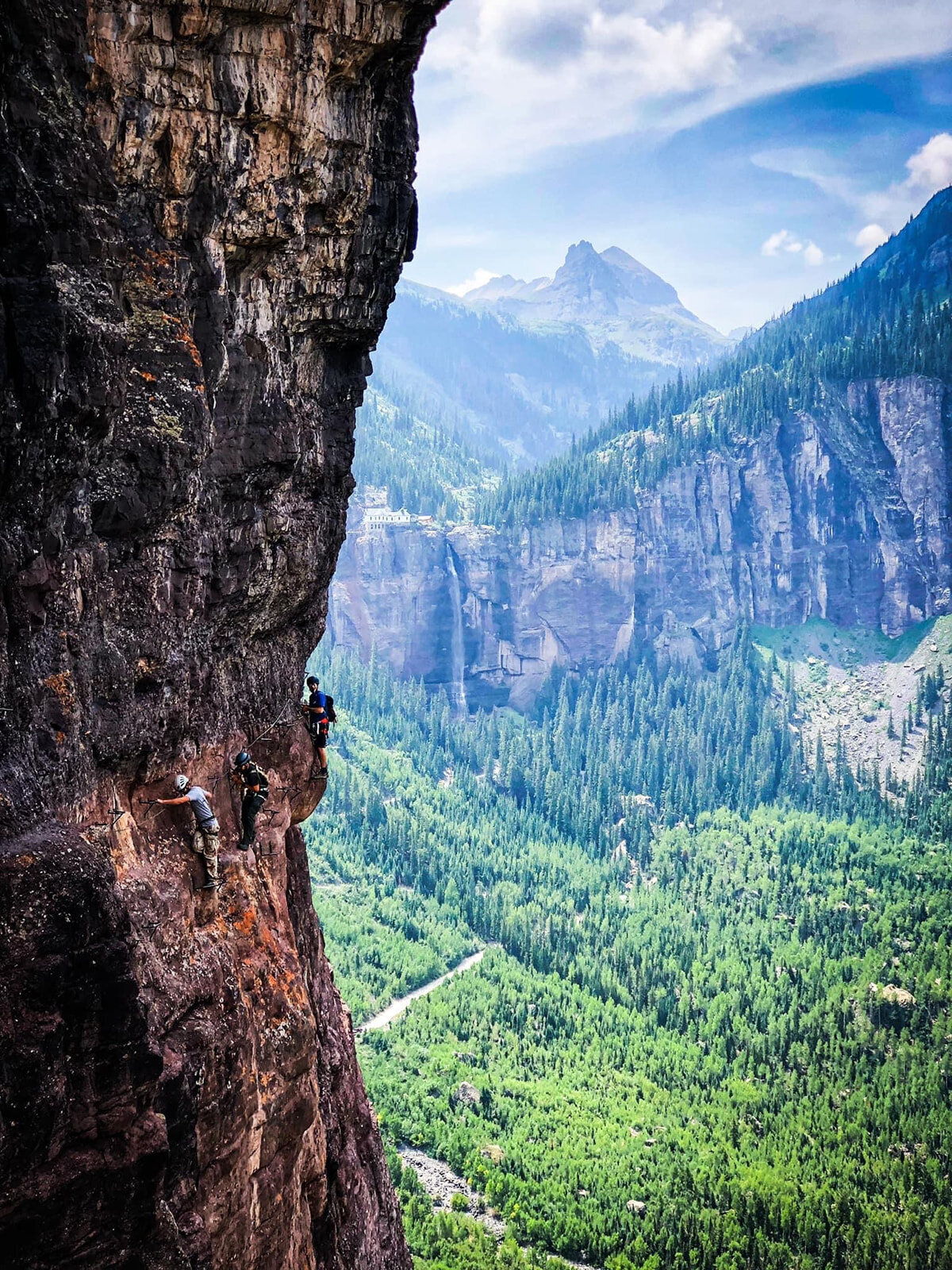 Via Ferrata in Telluride, CO.