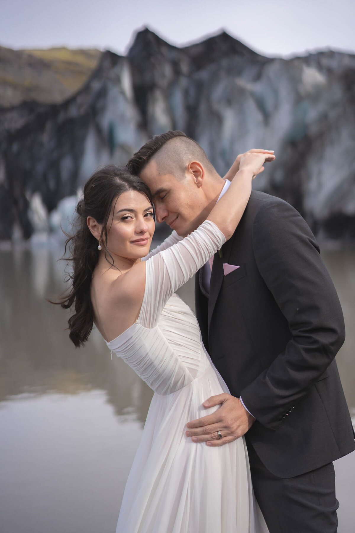 South-Iceland-glacier-wedding-couple-closeup
