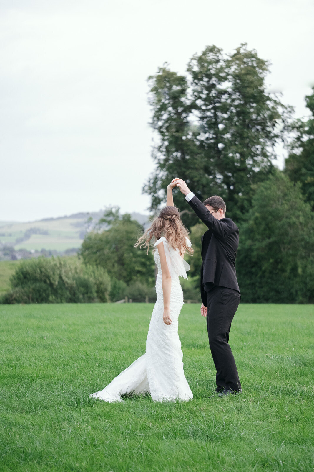 Romantic Wedding at Hilltop Country House, Cheshire - Stunning Countryside Venue-223