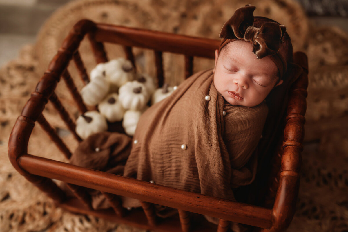 Newborn posed for Newborn Photos in Asheville, NC.