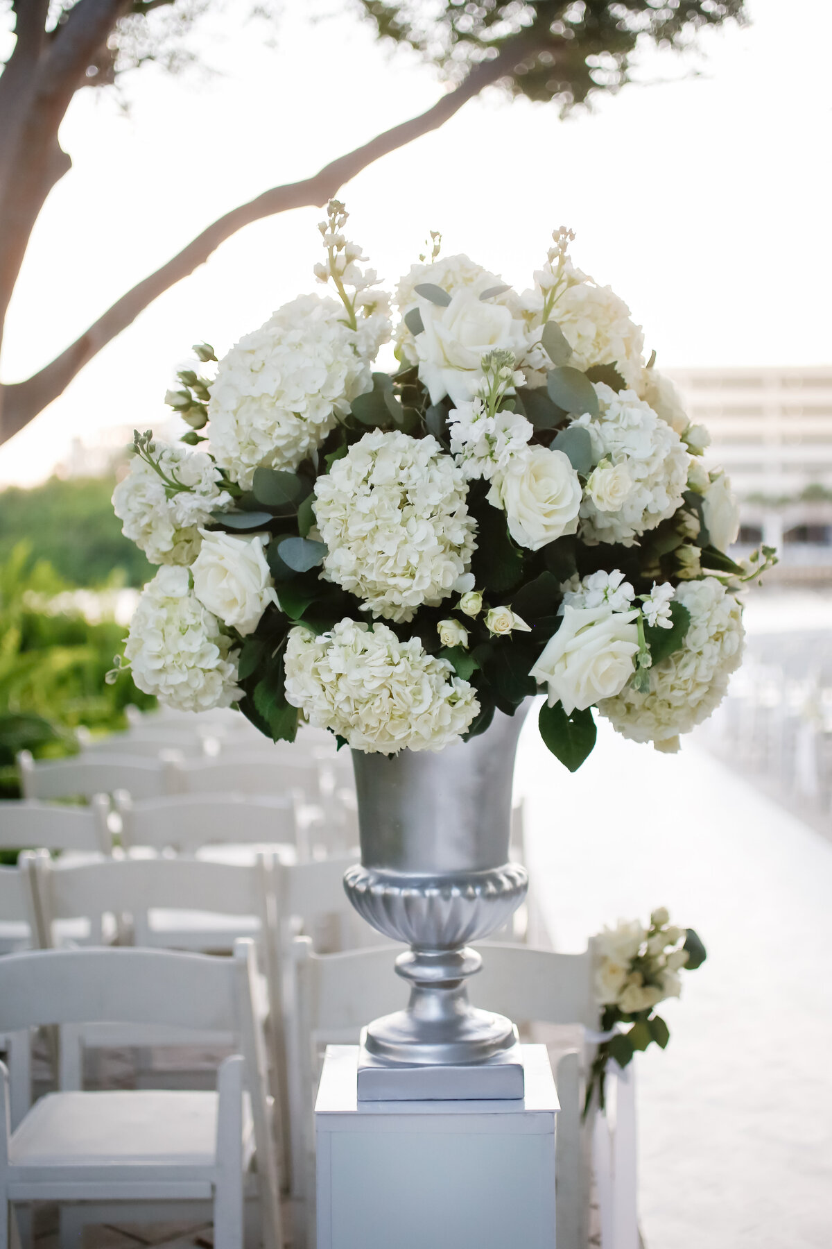 8 - Westin Tampa Wedding Ceremony Flowers - Tampa Bay Wedding Planner