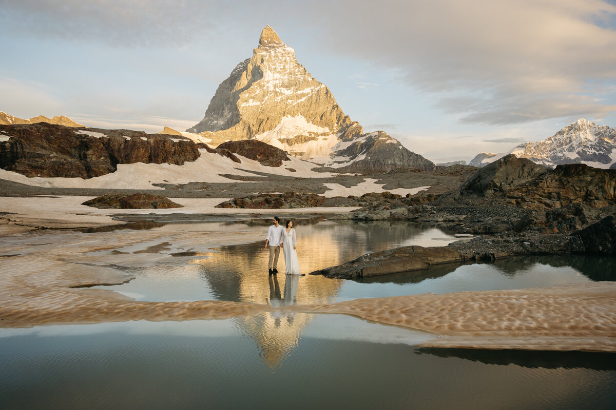 Matterhorn elopement sunrise photographer