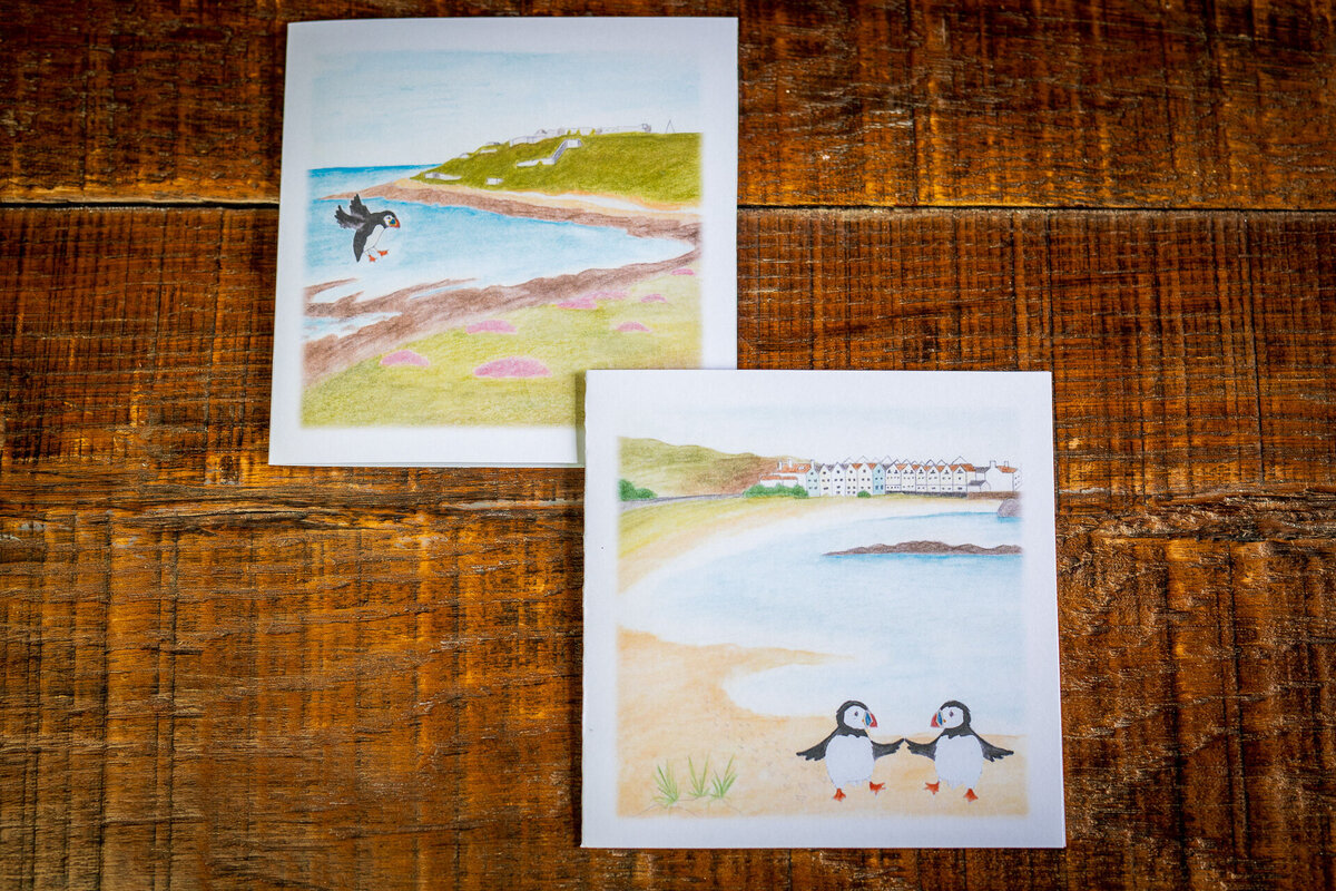 Summer scenes of Alderney