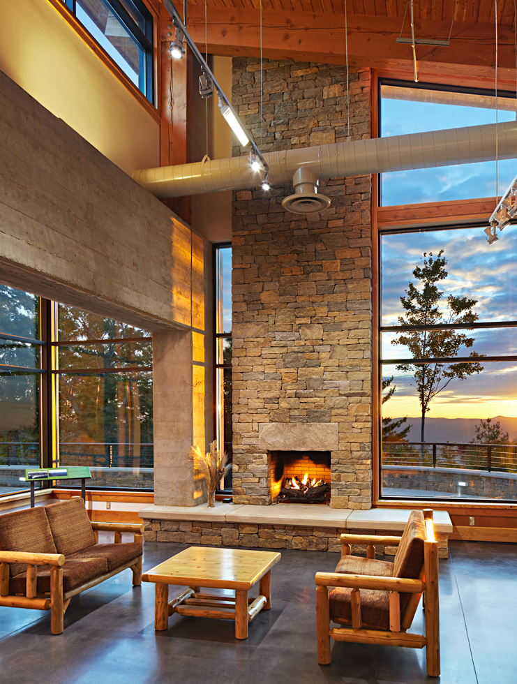 Gorges State Park Visitors' Center built by Cooper Construction - 1