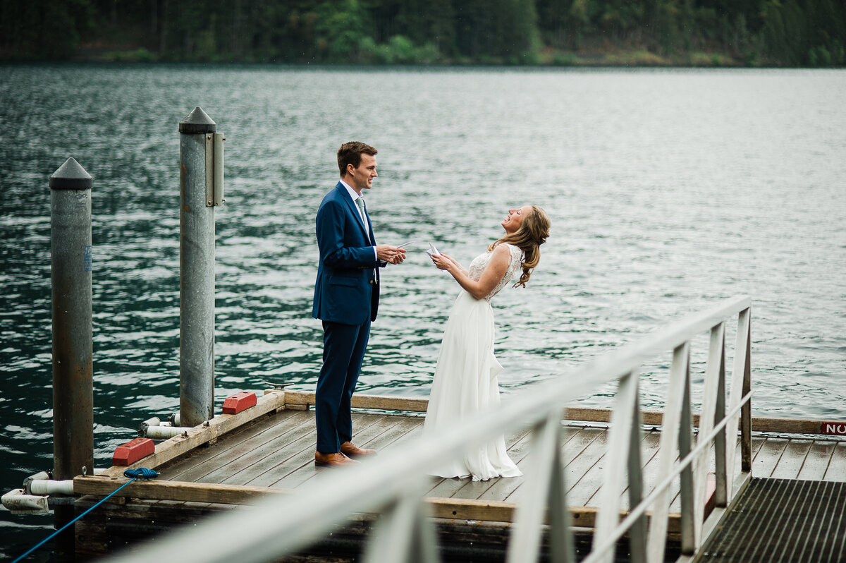 Olympic Park at NatureBridge Wedding | Captured by Candace Photography | Seattle Wedding Photographer
