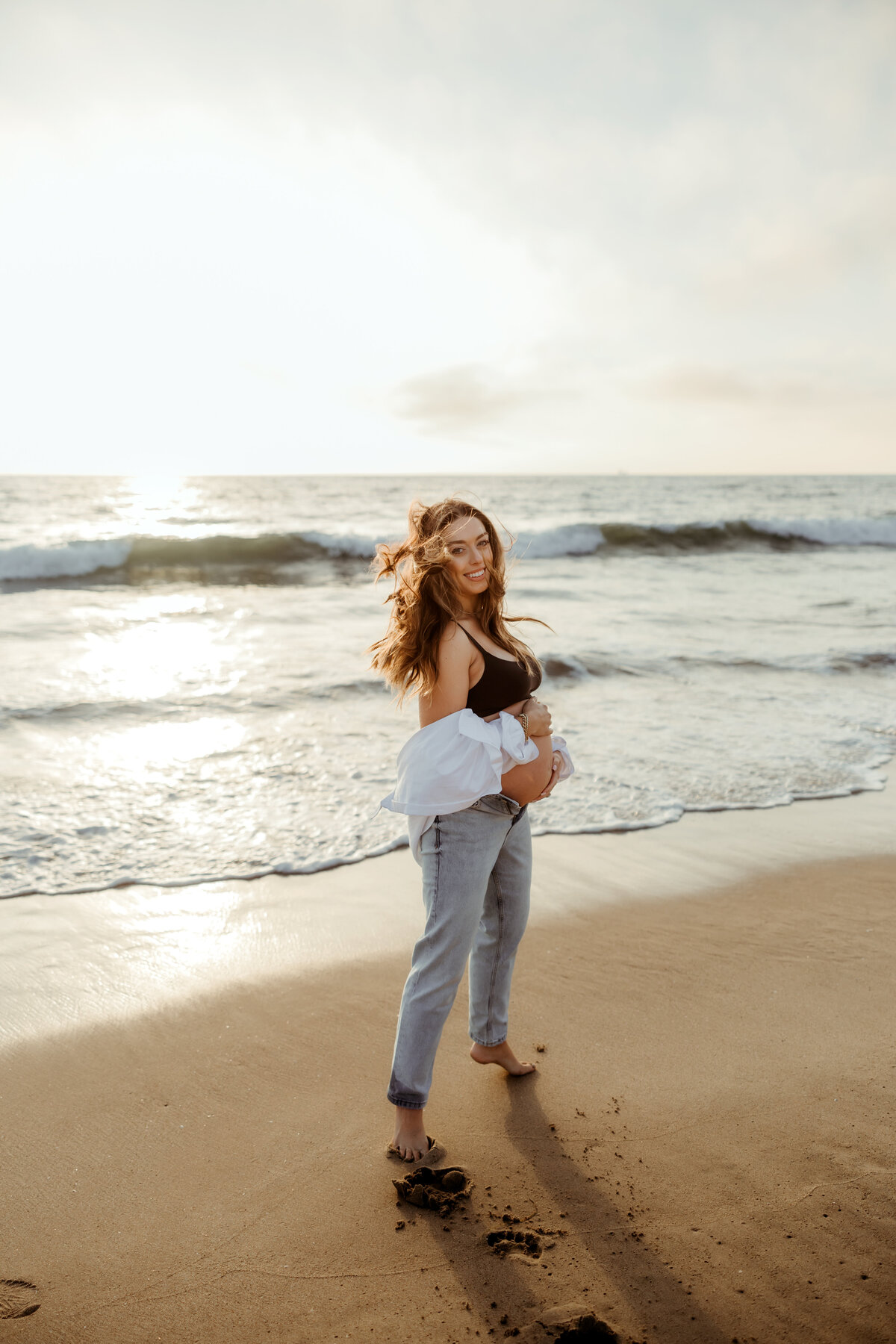 hermosa beach maternity photographer 37