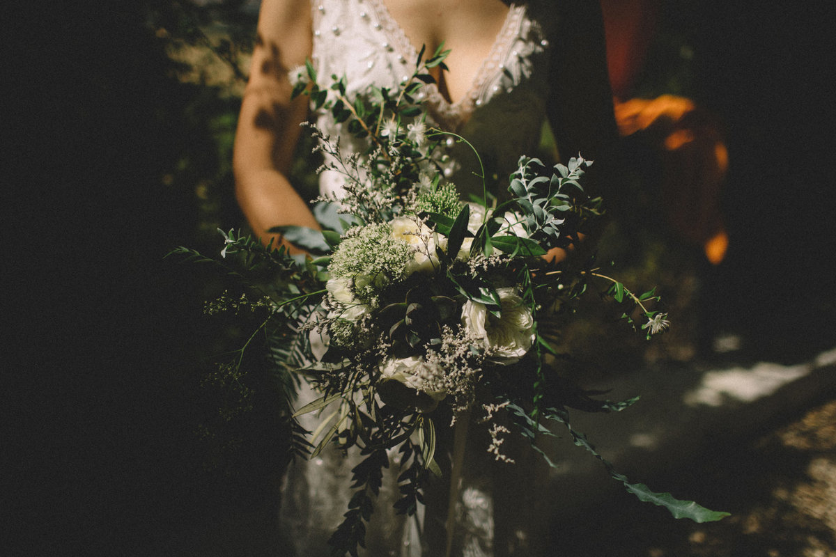 Wild wedding bouquet