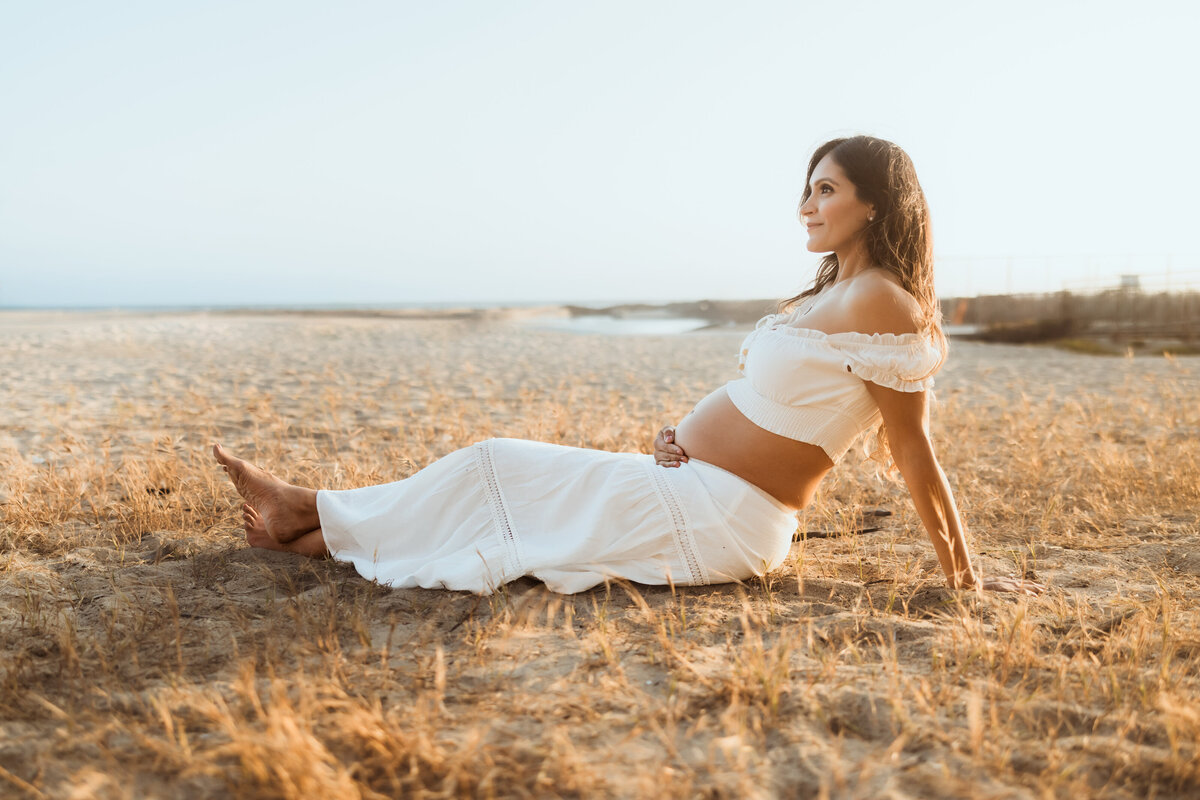 Santa Monica Beach Maternity Photography 38