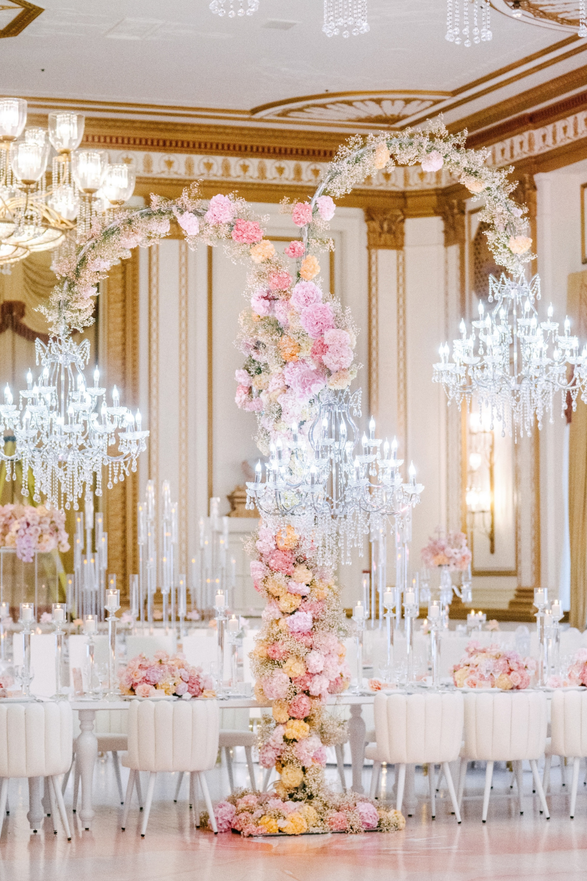 luxury-wedding-reception-pink-floral-crystal-chandelier-017