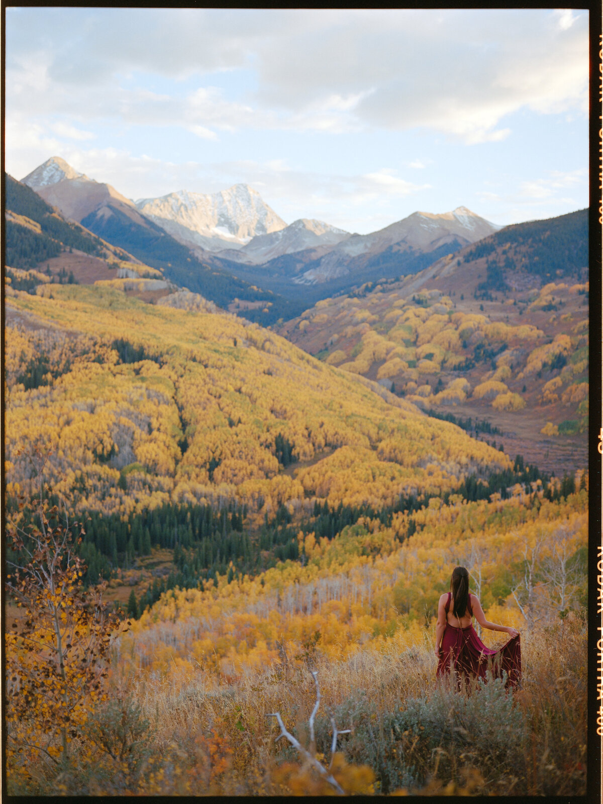 The Valley, Cap Peak Red Dress (6x8)