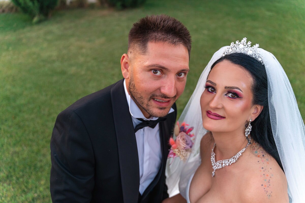 Ședință foto de nuntă în aer liber, Cernica