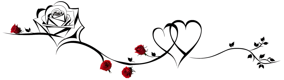 Exquisite one-line drawing featuring two intertwined hearts and a rose, symbolizing love and passion—ideal for wedding invitations or romantic decor.