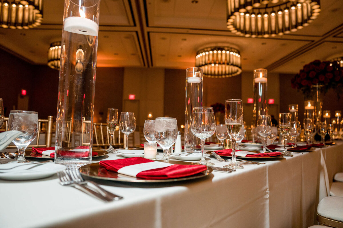 Beautiful wedding ceremony of Diamond and Jeff in Chicago, featuring elegant decor and seamless coordination by SouthWind Events.