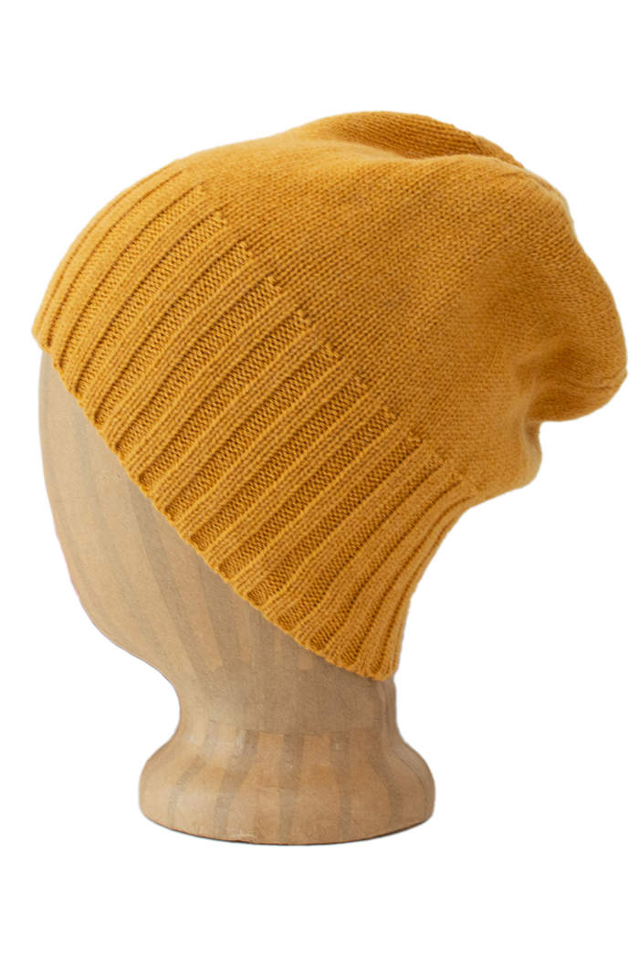 Product Seattle Beanie Cashmere Slouchy Termeric