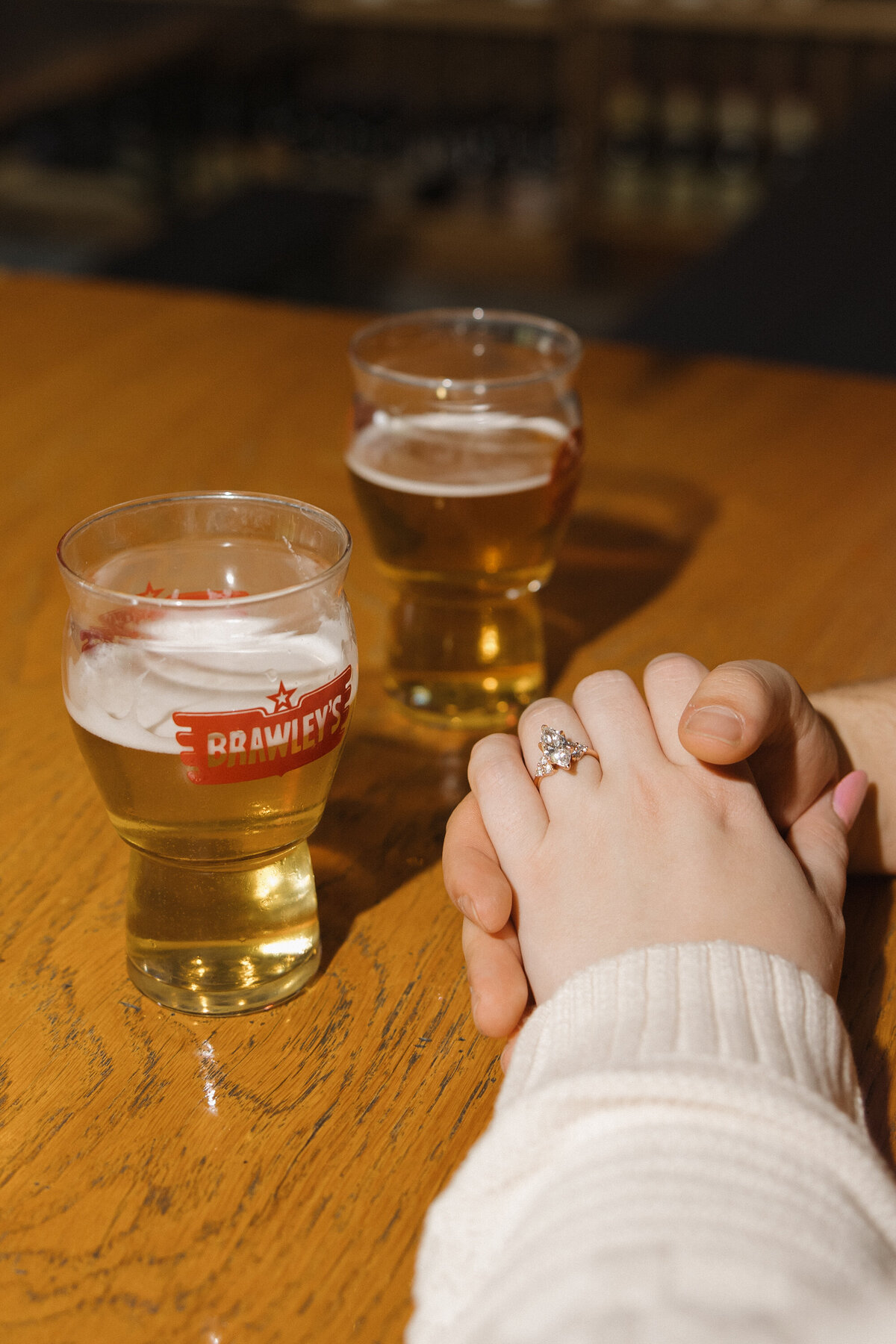 Moments by Hiba Raleigh Wedding Photographer Fun Charlotte Engagement Photos Brewery Photos Freedom Park Molly and Zac-33