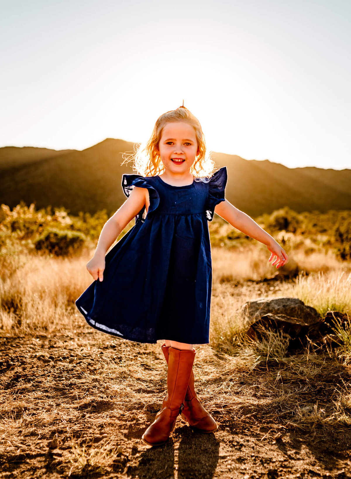 family photographer captured daughter in Arizona