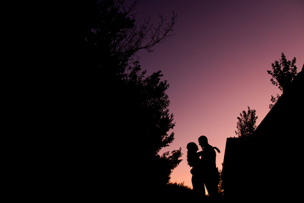 silhouette portrait