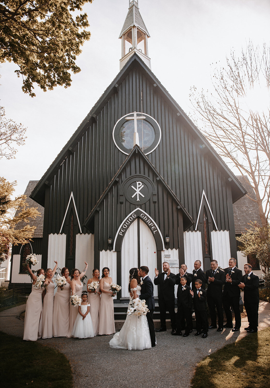 Pequot Chapel CT Wedding Cait Fletcher Photography
