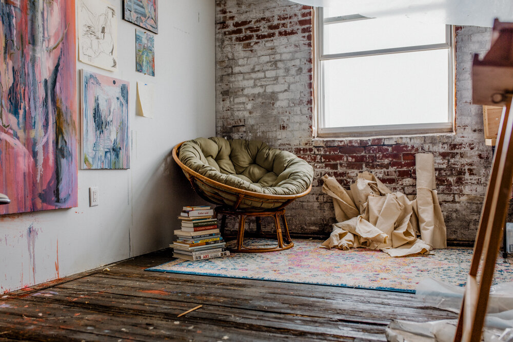an art studio interior