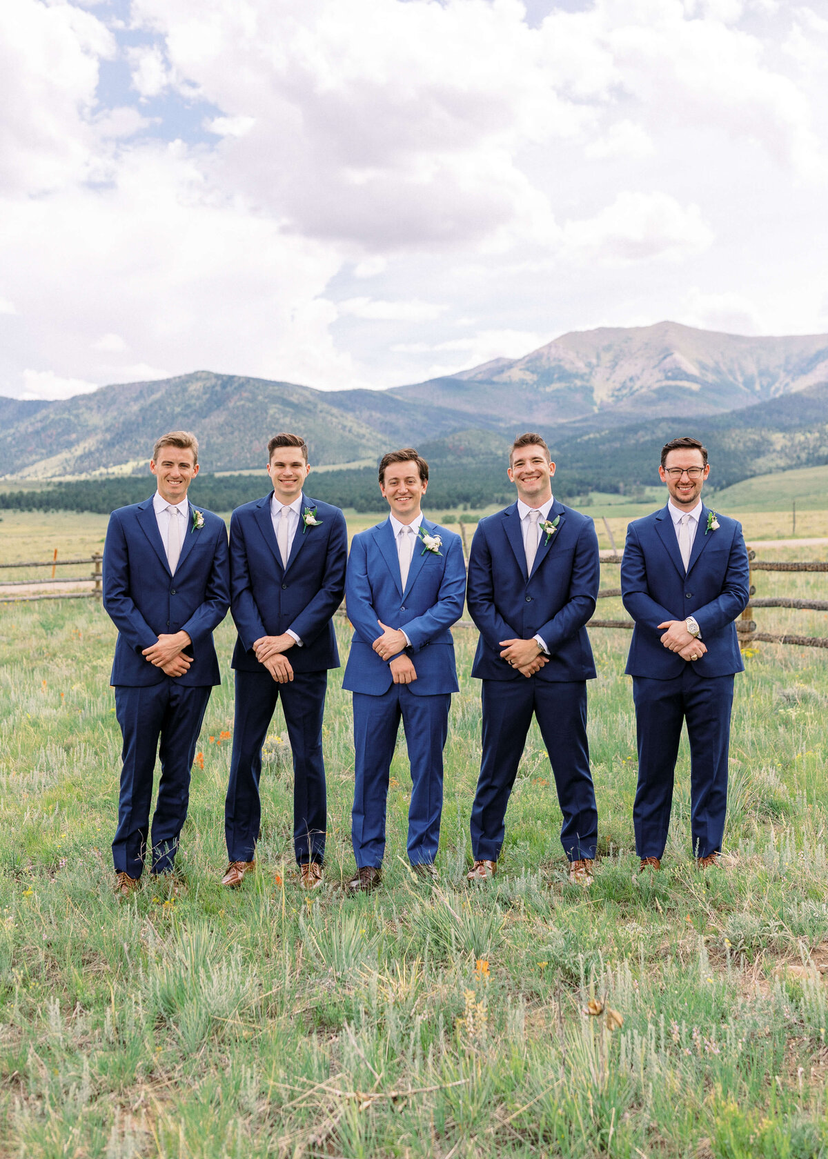 Virginia Wedding photographer captures an image of the groom and his dapper groomsmen