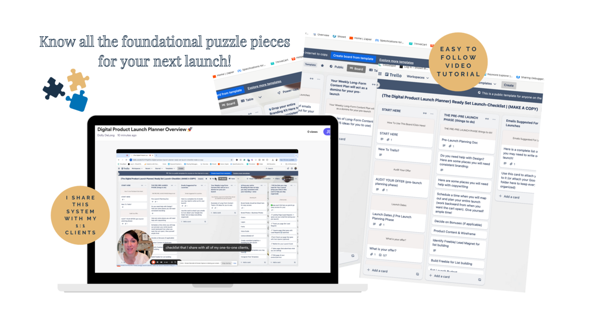 The Simple Funnel Mini Course by Dolly DeLong Education how to create a simple digital funnel