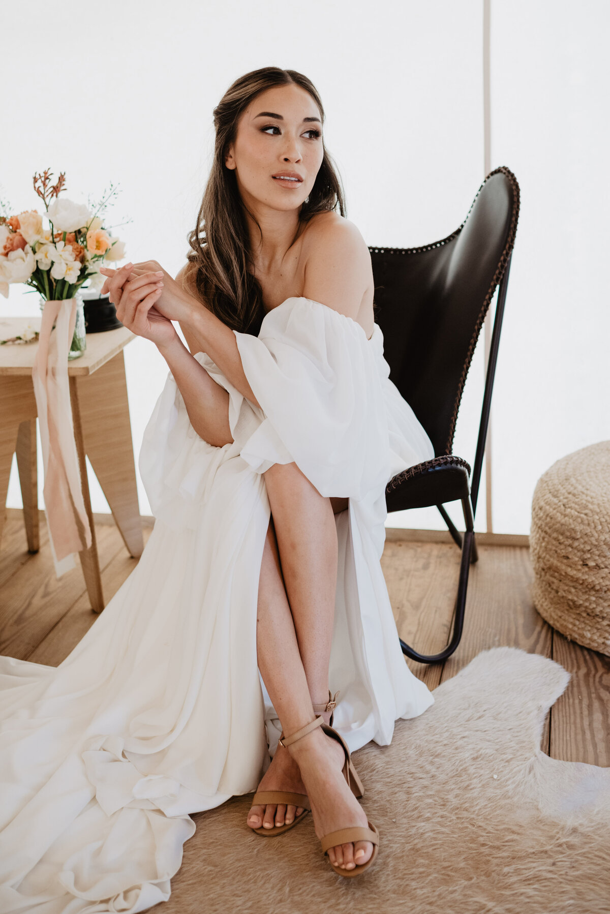 Utah Elopement Photographer captures woman wearing wedding dress