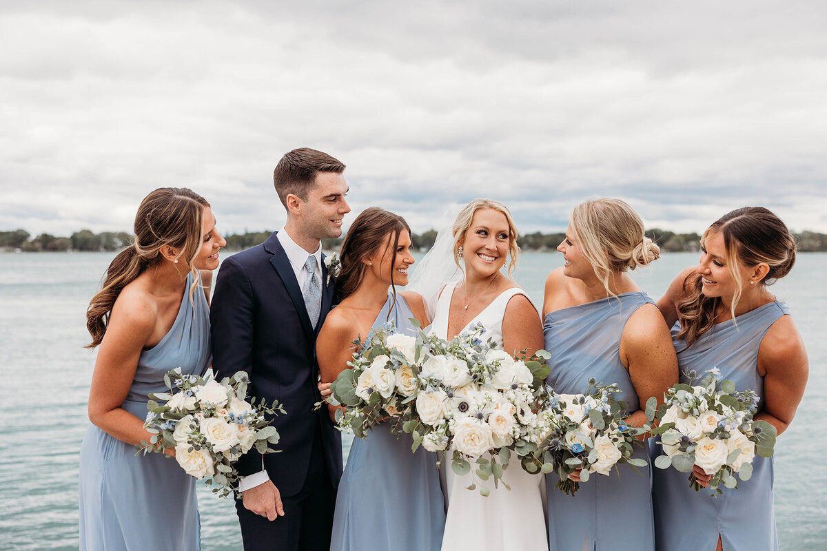 Saint Clair Inn Wedding Party Michigan Photographer K. E. Rogers Photography-25