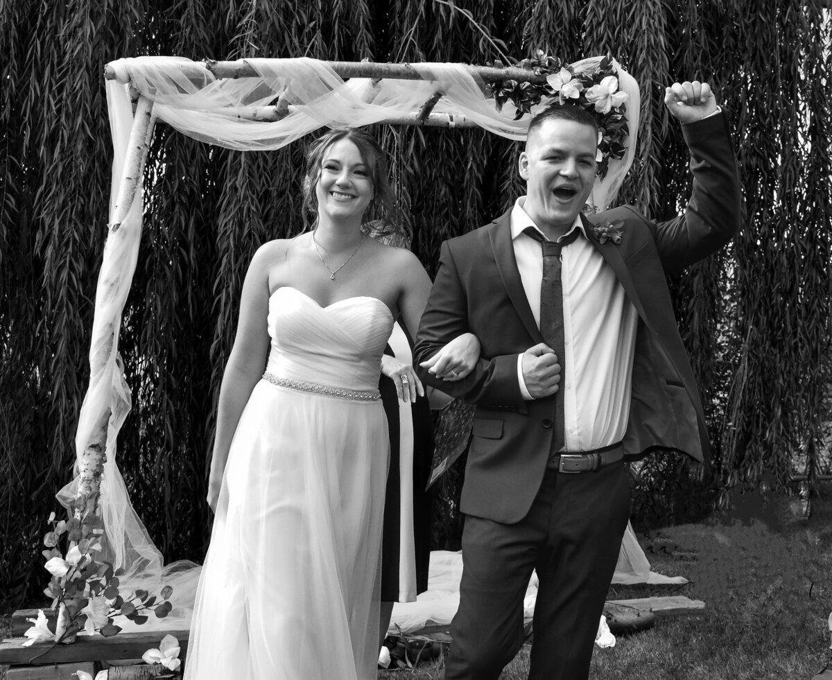 Kelowna wedding couple portrait by Up To You Photography