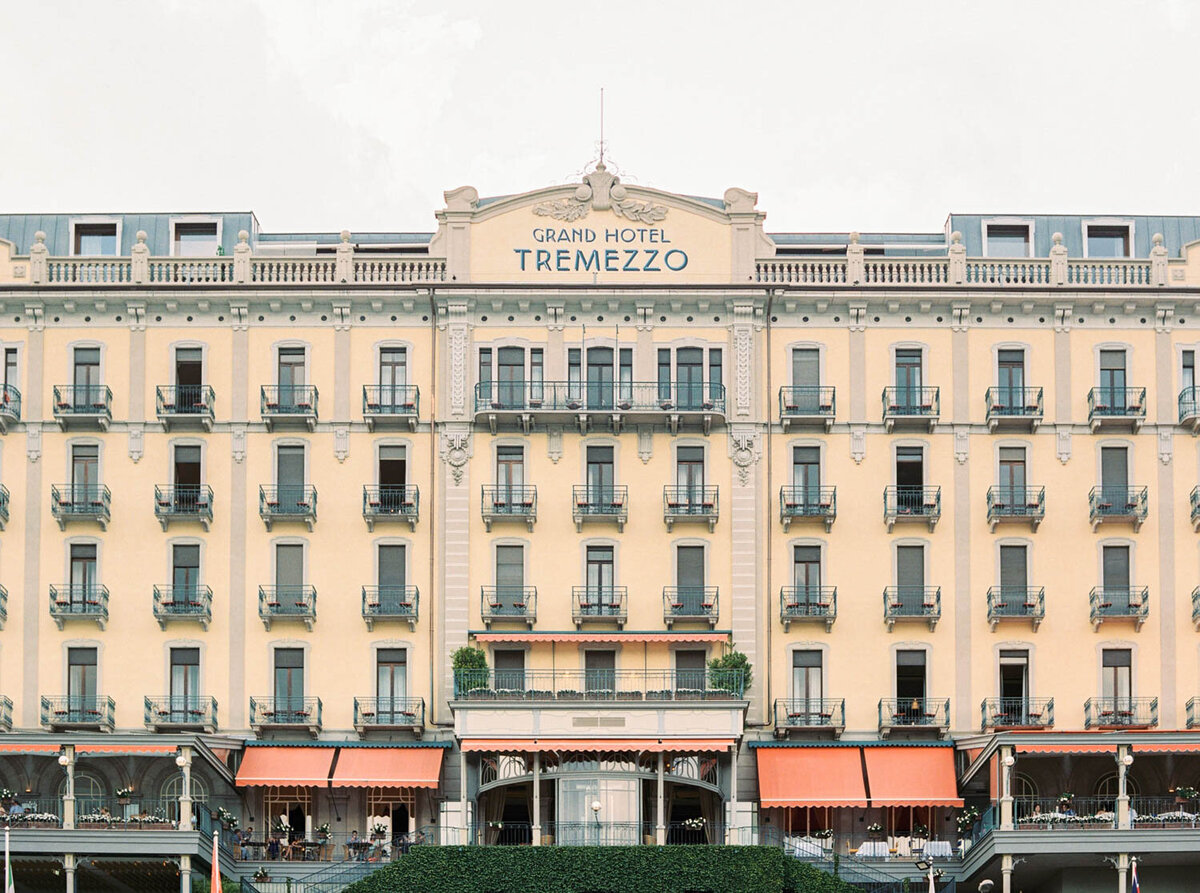 Grand Hotel Tremezzo Wedding